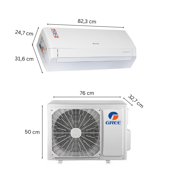 
	Split GREE GWC09AGAXA-K3DNA1C/O – 9000 BTU (Inverter)