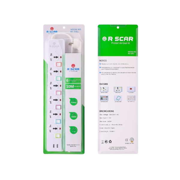 
	Rallonge Électrique-R SCAR RS-224U (10M) – avec Ports USB